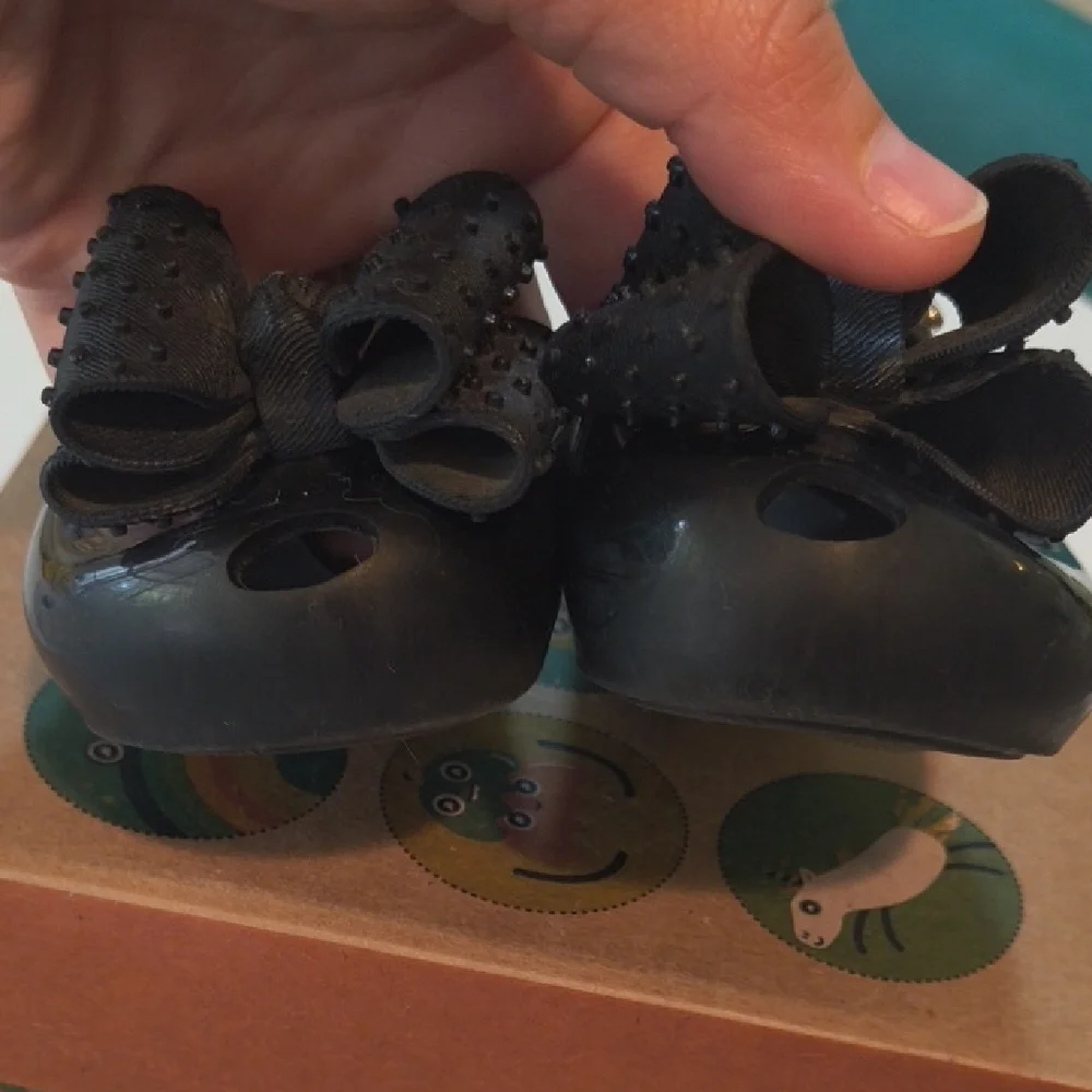 Melissa Kids Black Dress Shoes with Bow